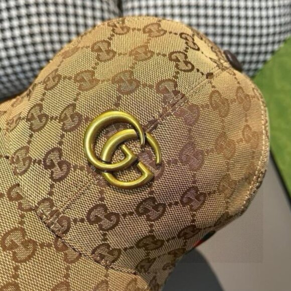 Gucci Canvas Web Detail Baseball Cap🌞🌞 - Picture 6 of 9